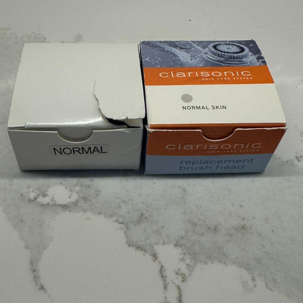 LOT OF 2 Clarisonic Normal Skin Replacement Brush Heads ALL SKIN TYPES
